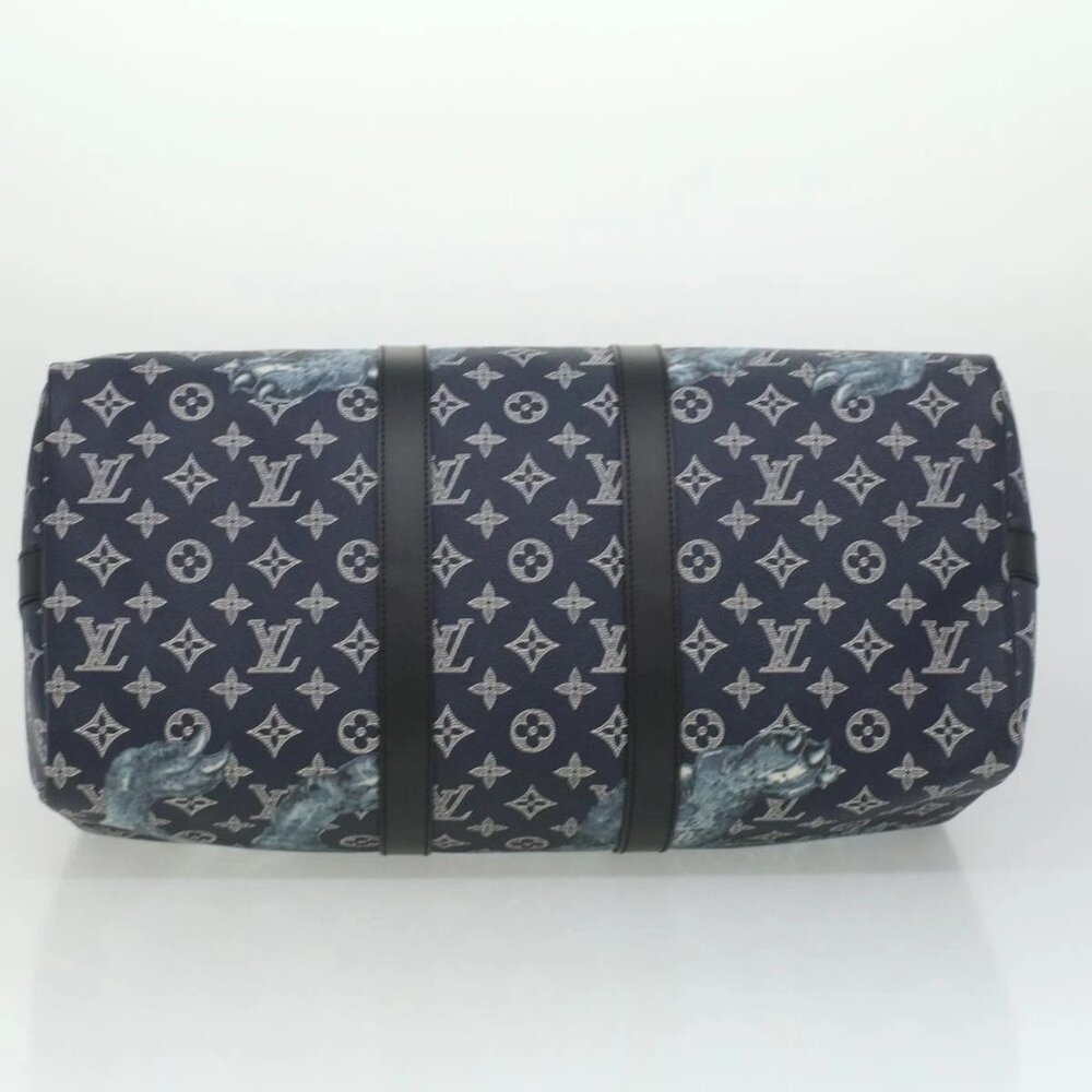 LOUIS VUITTON Monogram savanna Keepall Bandouliere 45 Boston M54129 Auth 33473S - Picture 6 of 15